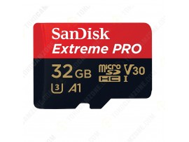 Sandisk Extreme Pro MicroSDHC Card Read 100MBs/Write 90MBs 32GB (With Adapter)